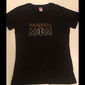 A women’s pre-owned BaseBall MoM T-Shirt